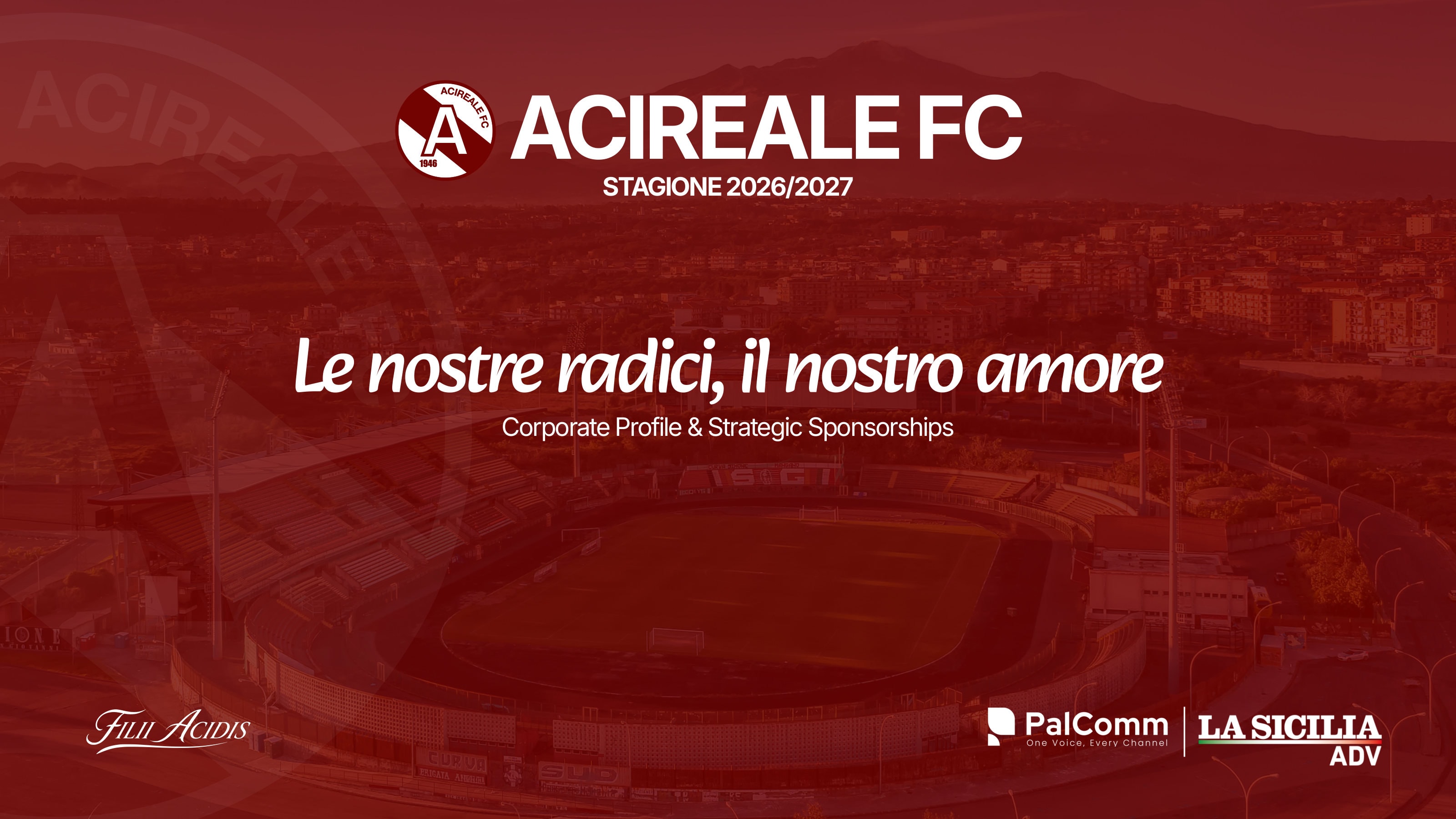 Slide 1 di 16 — Corporate Profile & Strategic Sponsorship